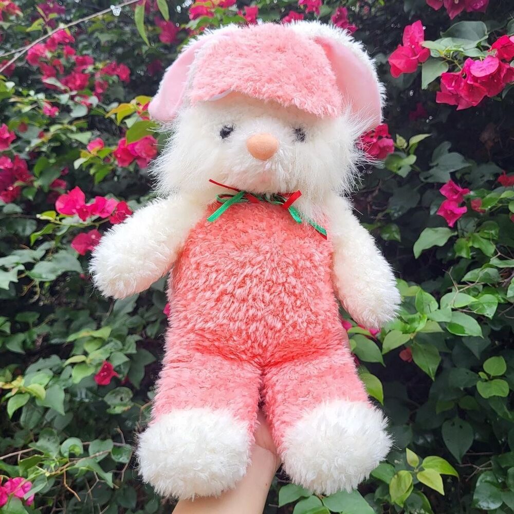 Pink and White Kellytoy Bunny Plush